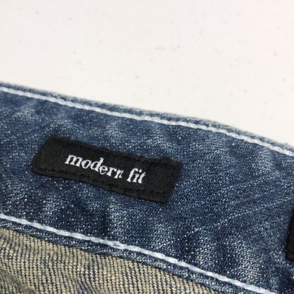 LIKE NEW A.N.A. MODERN FIT STRAIGHT JEANS 14/32x32 ⭐ - Picture 9 of 11